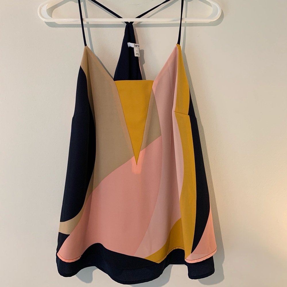 Bar III NEW WITH TAGS Thin strap top Size L